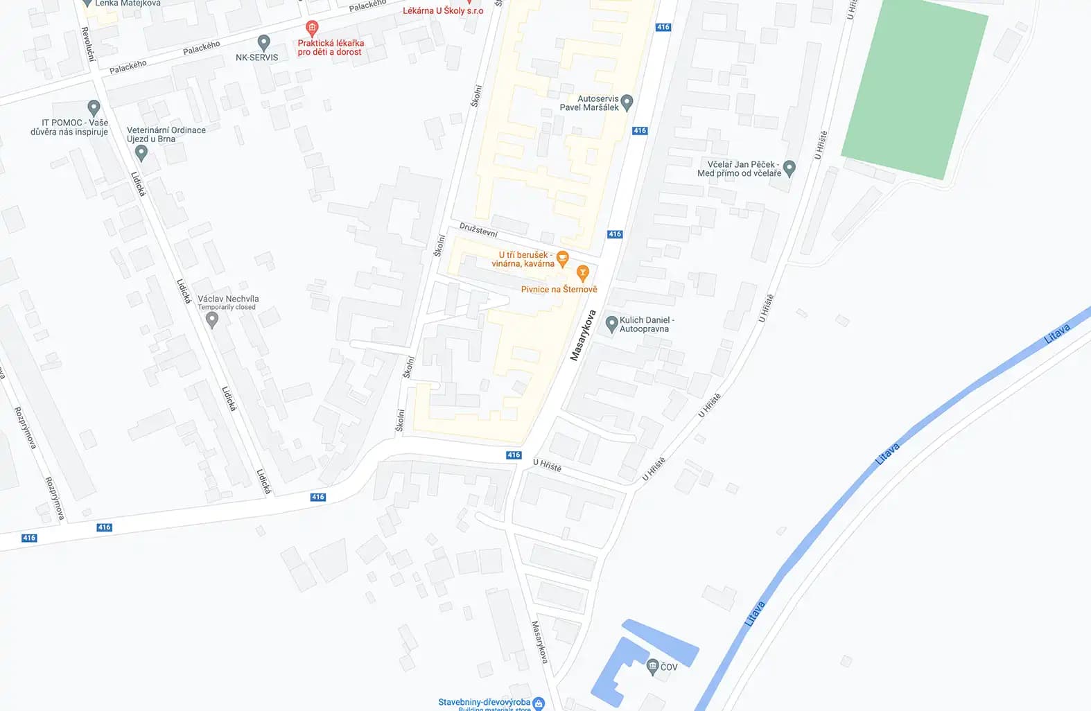 ujezd mapa